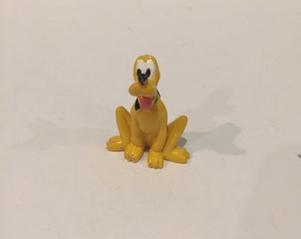Vintage Disney Mickey Mouse PLUTO PVC Figure Toy/Cake Topper - Mickey Mouse! Lot 2
