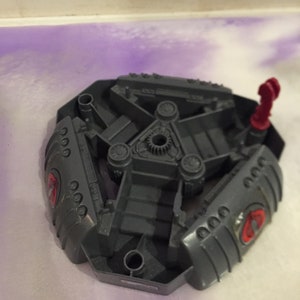 Vintage GI Joe Cobra Battle Barge - Incomplete for Parts - Vintage Hasbro ARAH 1988 - Rare Vintage GI Joe Vehicle
