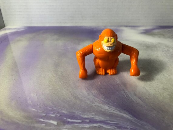 Vintage 1997 Paragon Inc - Wind up Orange Gorilla - Rare Vintage
