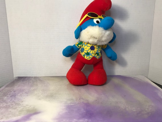 パパスマーフ ヴィンテージバケーション スマーフテーマのぬいぐるみ