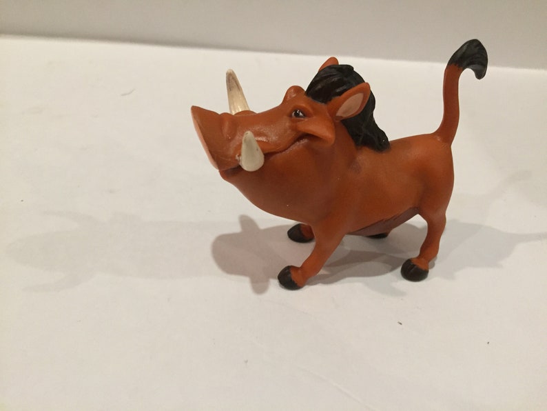Vintage Lion King Figure PUMBA PVC Figure Cake Topper Disney Lion King Cake Topper PVC Figure!