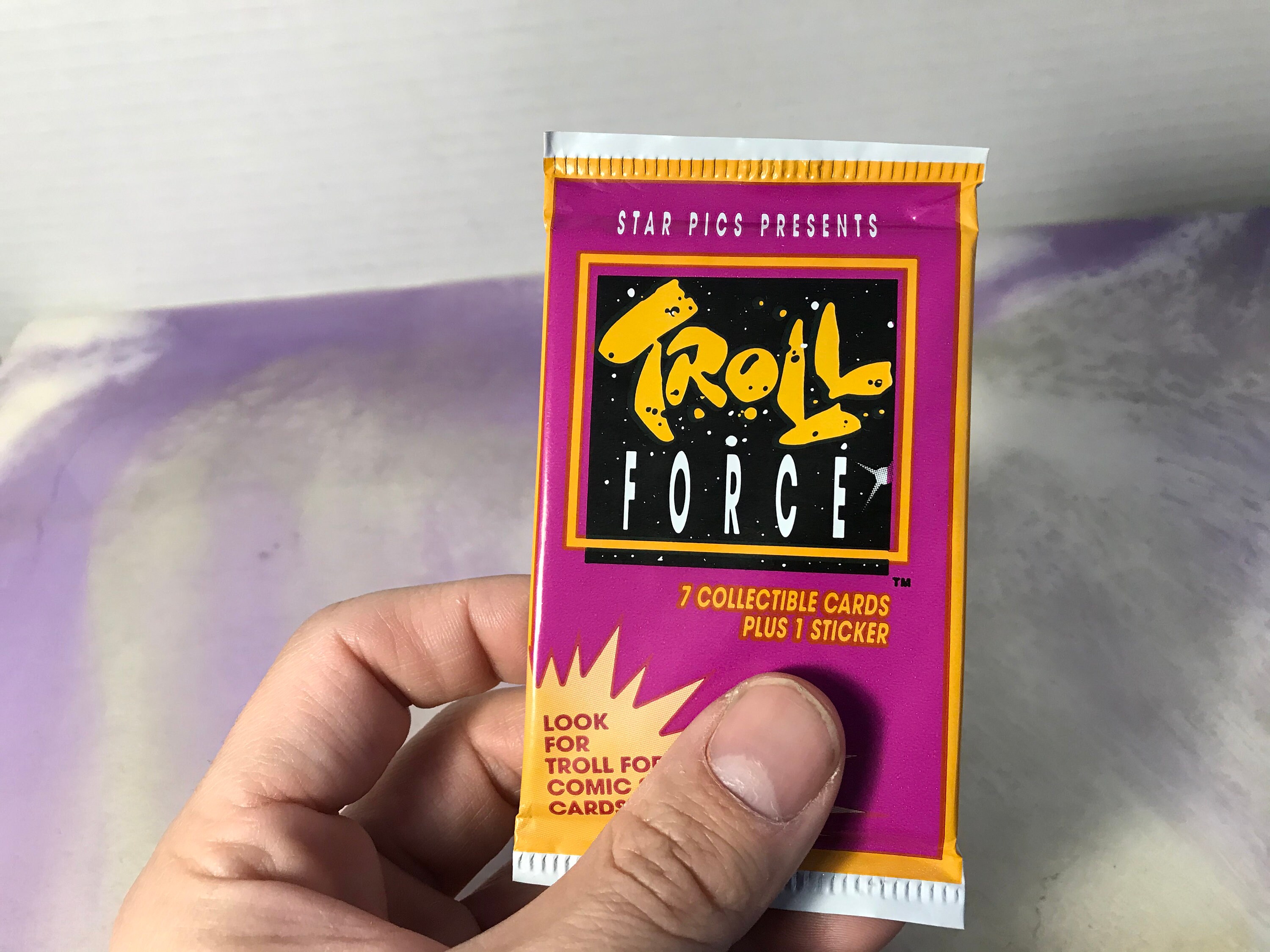 Vintage 1990's Troll Force Cartoon TV Show 1992 Trading Card Pack ...