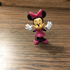 Vintage Disney Minnie Maus PVC Figur Spielzeug / Kuchendeckel - Minnie Maus! Lot 3