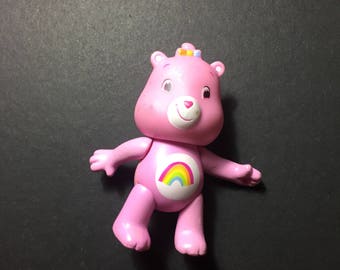 Vintage Rainbow Bear Care Bears Figura Kenner Vintage Cake Topper! Usado jugado con figura