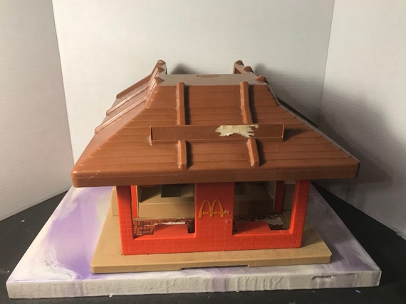1974 McDonald's プレイスクール　プレイセット店舗 Vintage 1974 McDonalds Playskool Familiar Places Play Set