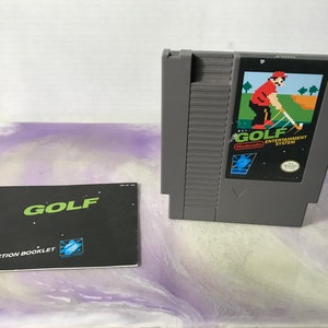 Vintage GOLF - NES Nintendo 100% authentieke game cart met instructies - Zeldzame Fun Vintage Game Nintendo 80s