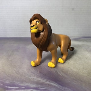 Vintage Lion King Figure Adult Simba Large Action Figure Cake Topper! Disney Lion King Figure!