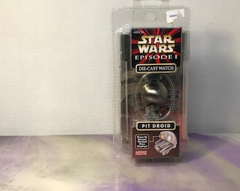 Vintage 1998 Episode 1 Star Wars Vintage Die Cast Pit Droid Watch