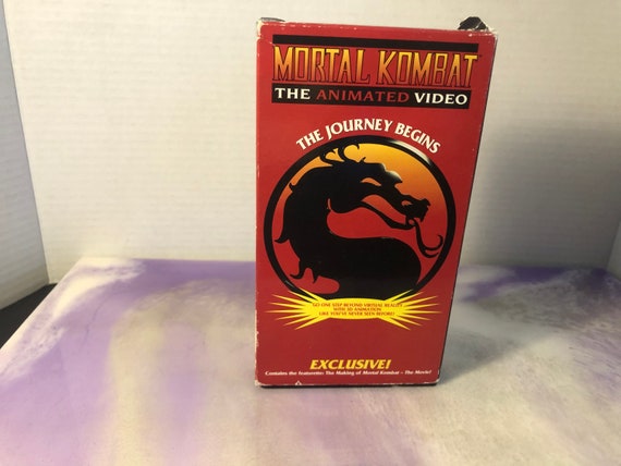 MORTAL KOMBAT VHS,1995- Martial Arts Fantasy Action EARLY PROMO Movie  SEALED HTF