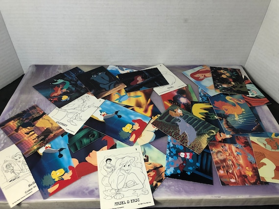 Vintage Disney the Little Mermaid Trading Cards 1990's Lot of 30 Cards -  Rare 90's Nostalgia - Skybox Nostalgia - Etsy