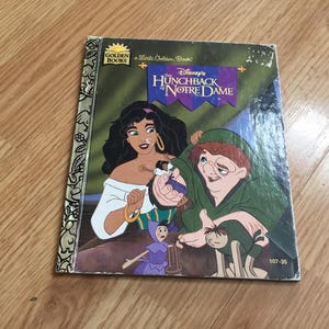 Disney&#39;s the Hunchback of Notre Dame (Little Golden Book) Vintage Children&#39;s Book - Disney Nostalgia
