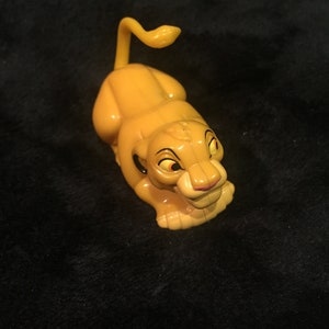Vintage Lion King Figure SIMBA Pull Toy! Disney Lion King Burger King Figure! Lot 4