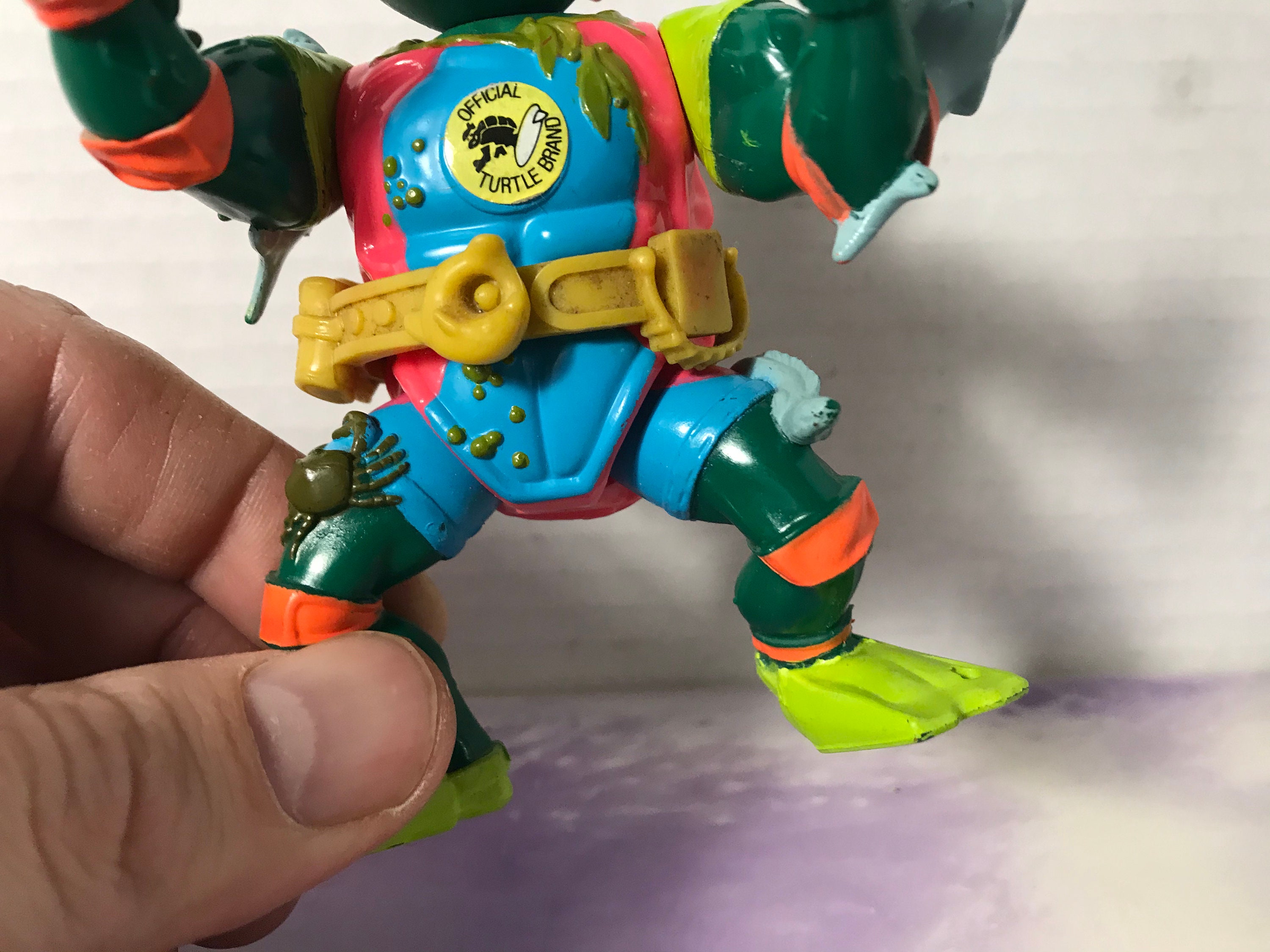ヴィンテージ 1990 変装したタートルズ マイク・ザ・シーワー