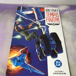 Vintage DC Comics Ken Steacy - Tempus Fugitive  - Graphic Novel -  (1990&#39;s)   Rare Vintage Comic Book