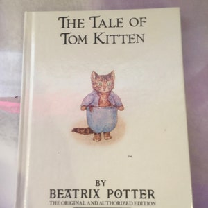Vintage The Tale of Tom Kitten - By Beatrix Potter - Children&#39;s Story Hardcover Book - Vintage Peter Rabbit Nostalgia