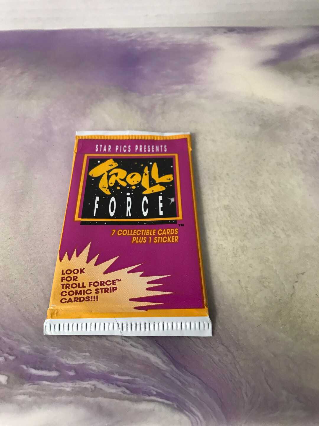 Vintage 1990 Troll Force Cartoon TV Show 1992 Trading Card Pack Nuevo ...