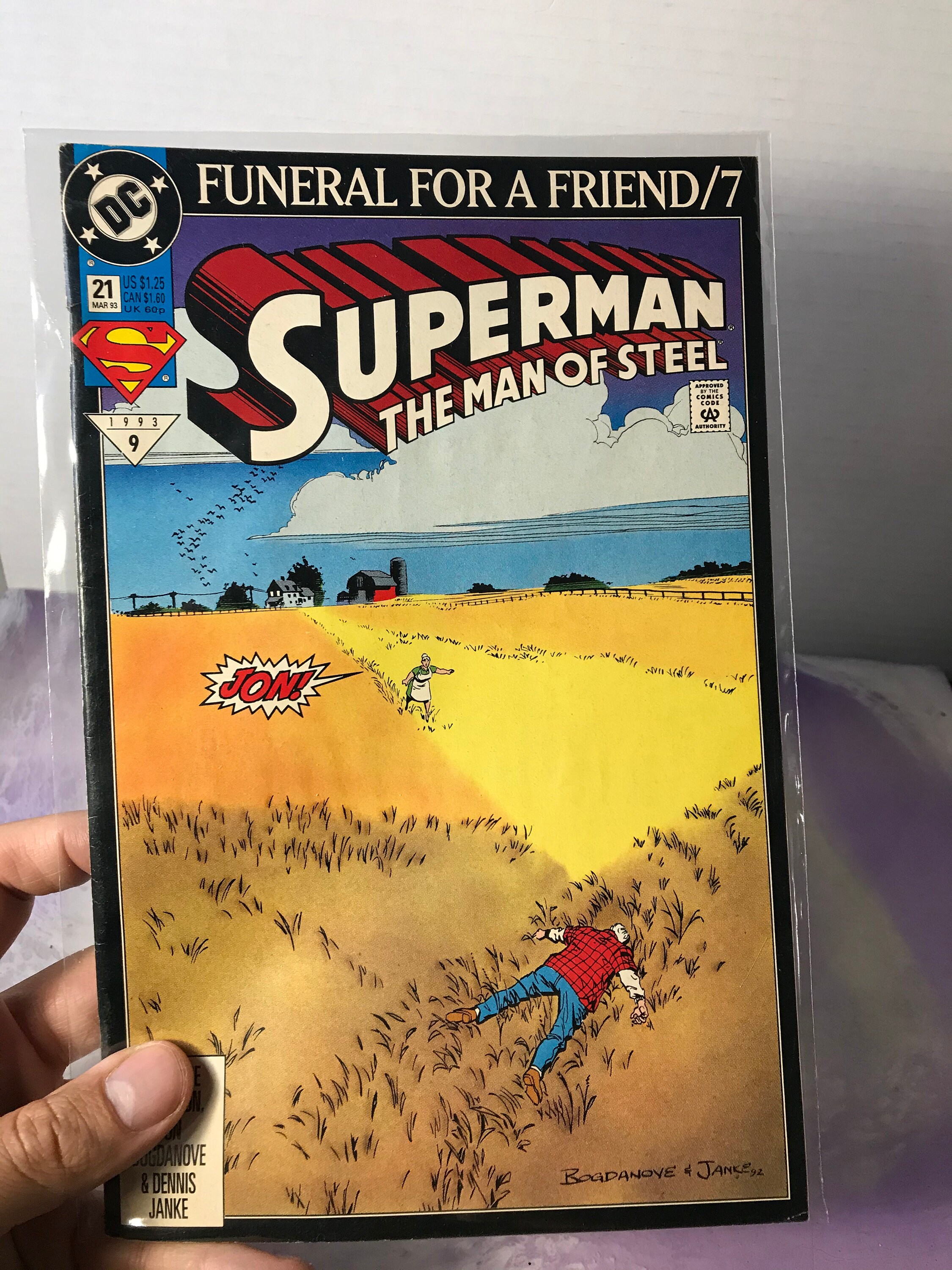 ヴィンテージ DC コミックス スーパーマン ザ・マン・オブ・スティール