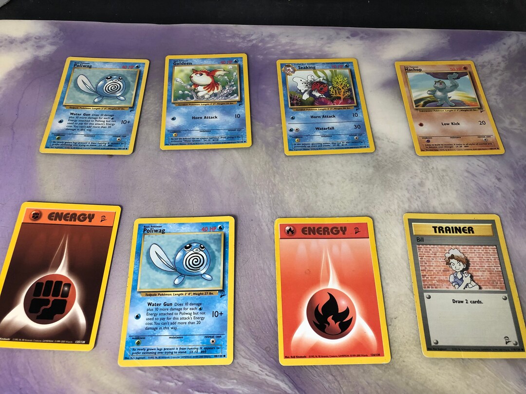Vintage Pokemon Trading Card Game Base Set 2 Unlimited Lot |pokemon ...
