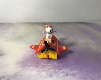 Vintage 90s Snoopy Pull Back Action Toy Car Rare Fun Collectible Toy, Nostalgia Vintage Wendy's Toy