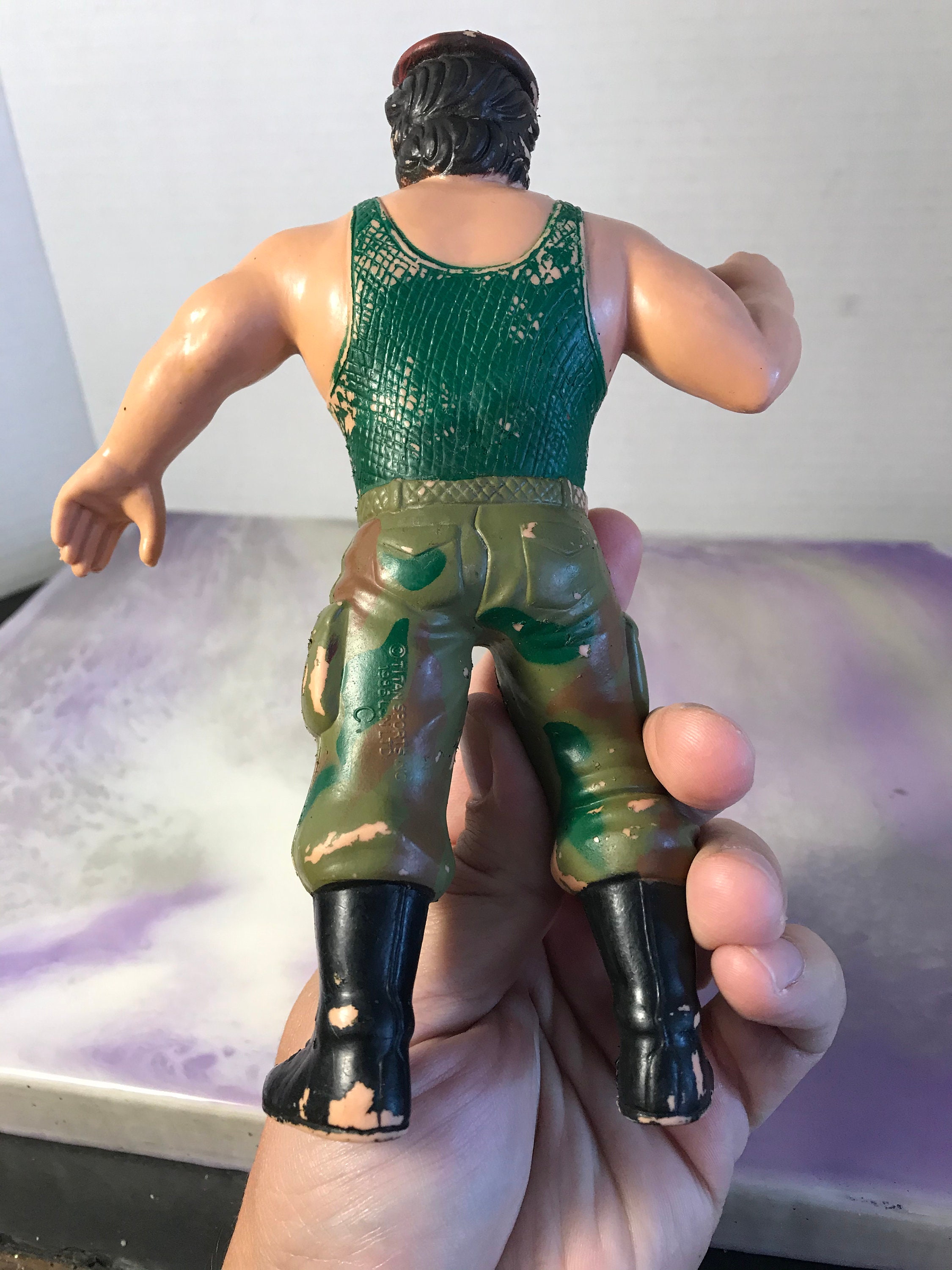 Vintage Corporal Kirchner WWF LJN Titan Sports 1980's Rubber