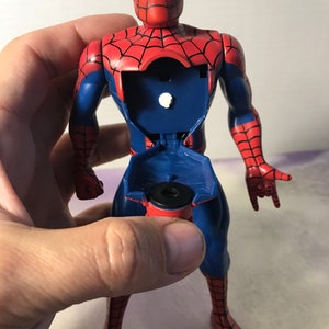Vintage Marvel Comics Spiderman Projectors SPIDERMAN Actionfigur (1998) Toy Biz Actionfigur - Funktioniert! Bild 6