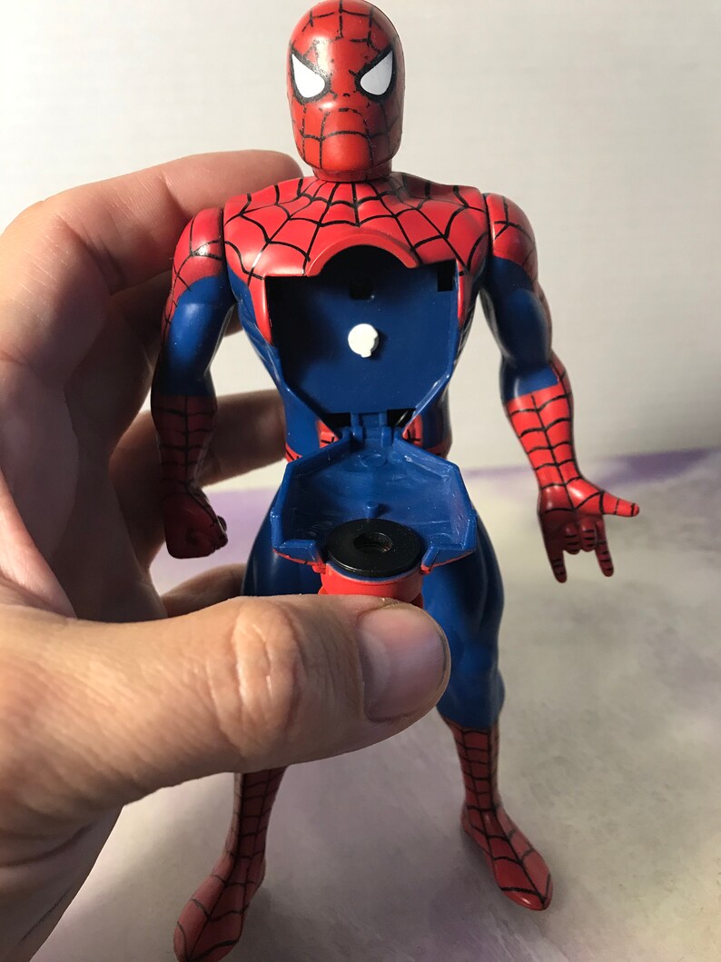Vintage Marvel Comics Spiderman Projectors SPIDERMAN Actionfigur (1998) Toy Biz Actionfigur - Funktioniert! Bild 6