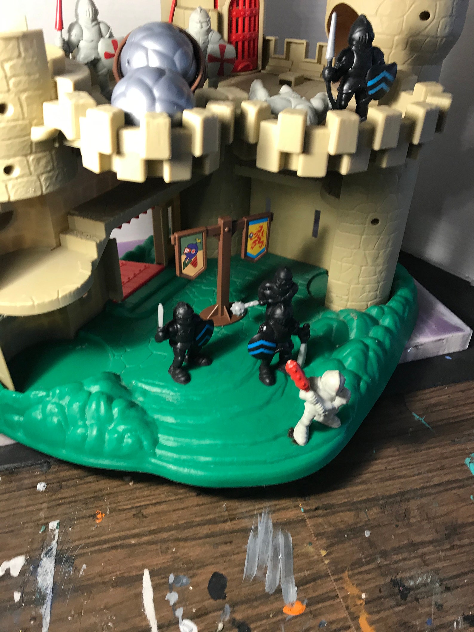 redbox pirate ship and castle playset