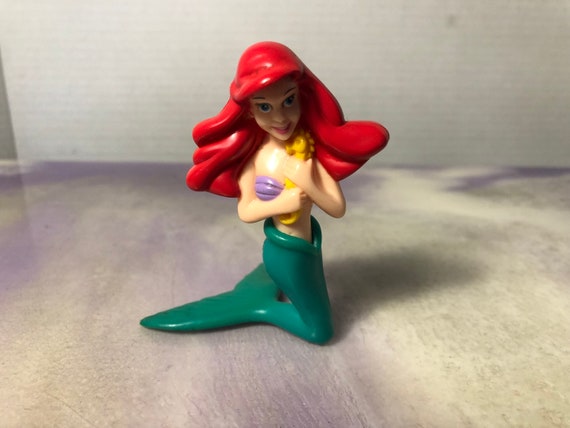 Vintage Disney the Little Mermaid Ariel Figure PVC Cake  Disney The Little Mermaid Ariel Toy Figure PVC Cake Topper Toy Lot main image 0