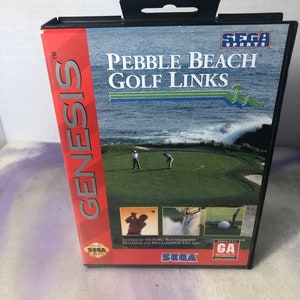 Vintage Pebble Beach Golf Links  For Sega Genesis - Rare Vintage Sega Genesis Game in Great Shape