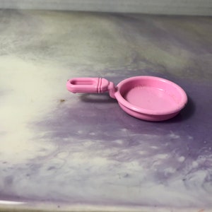 Vintage 90&#39;s Barbie Pink Cooking Pot  - Barbie Playhouse Accessory - Vintage Barbie Nostalgia