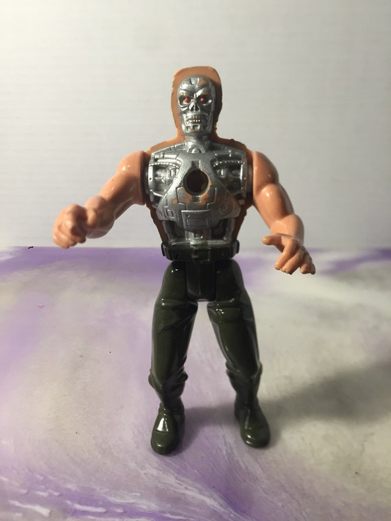 Vintage 1991 Kenner Battle Damaged Terminator 2 T2 Action Figure T