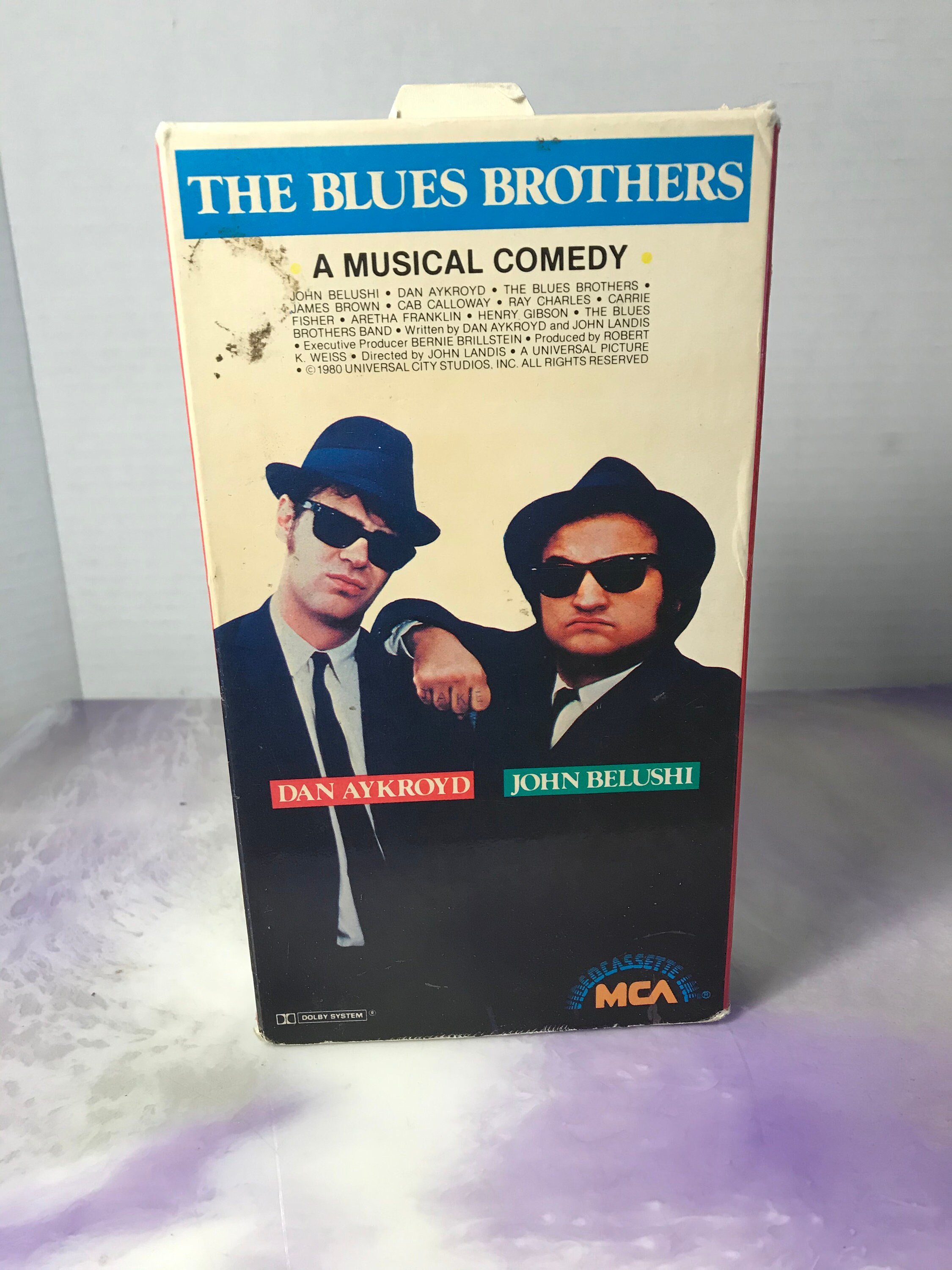 Vintage Blues Brothers VHS Movie Tape Video 1980