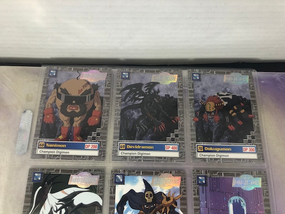 Vintage Digimon Trading Card Game Lot of 9 Cards 99-2000 Digimon