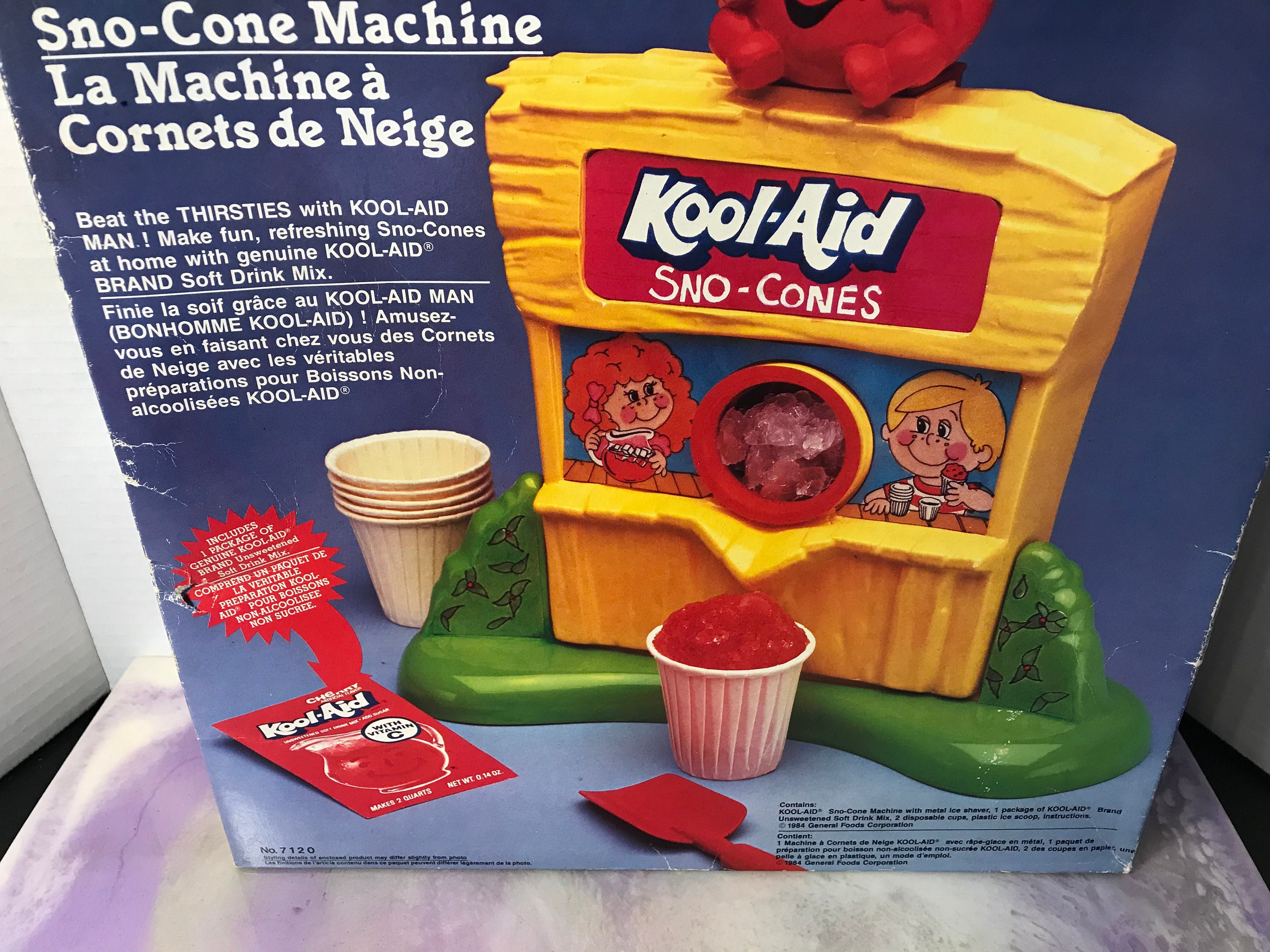 Vintage 1984 Koolaid Sno Cone Machine in Box Super Cool Etsy