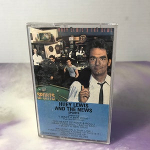Vintage Kassette - Huey Lewis and the News Sports - SPORTS - Kassettenband Vintage Album / Kassettenband