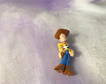 Vintage Disney Pixar Toy Story - figurine - shérif Woody de 5 cm - figurine de gâteau Toy Story vintage rare des années 90