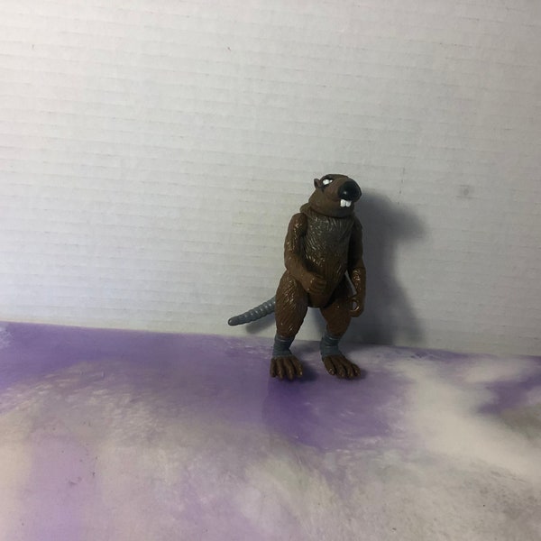 vintage 1988 SOFT HEAD Splinter Teenage Mutant Ninja Turtles Action Figure Toy TMNT Rare Figure