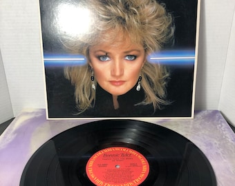 Vintage Bonnie Tyler - Faster Than the Speed of Night Album 12" Vinyl LP Record  Good Condition