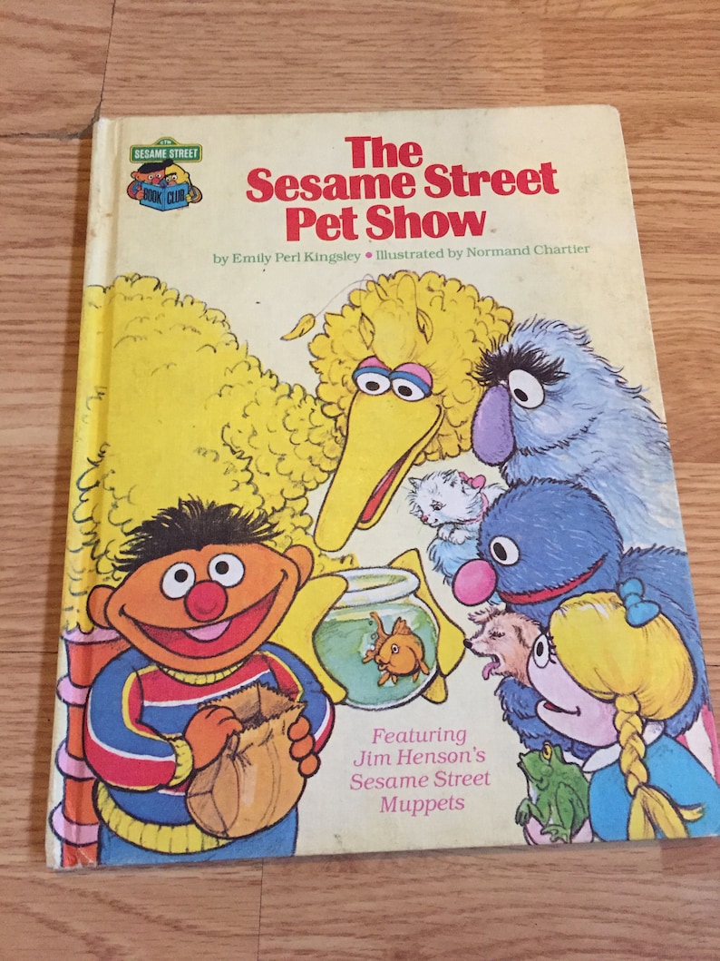 The Sesame Street Pet Show by Emily Perl Kingsley, Sesame St. Book Club,1980,HC image 1