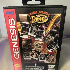 Vintage Boxing Legends of the Ring - For Sega Genesis - Rare Vintage Sega Genesis Game in Great Shape