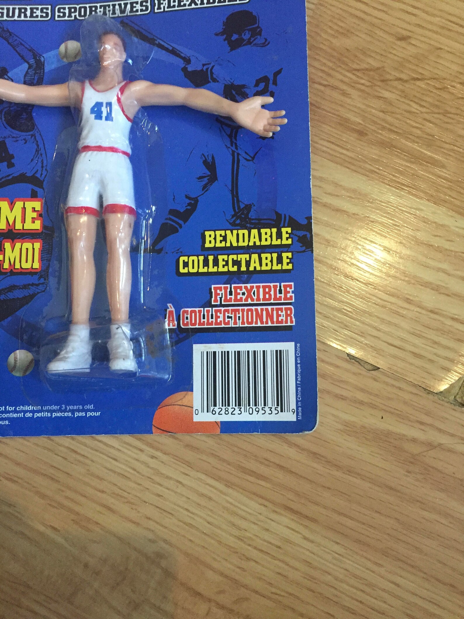 Vintage Rare CTG Bendy Sports Basketball Player #41 Vintage Bendable ...