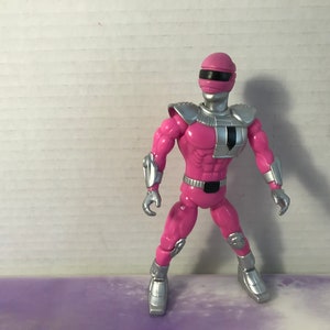 Vintage Lanard Toys - Pink Power Ranger Resistor Styled Action Figure Vintage Lanard Toy! 1991 action figure rare