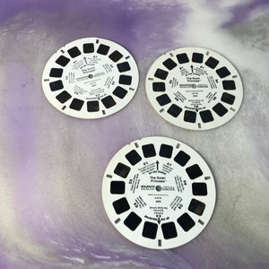 Vintage Sawyer&#39;s View-Master ViewMaster Reels - Disneyland The Swan Princess 3 Reel Set  - Awesome Viewmaster Nostalgia