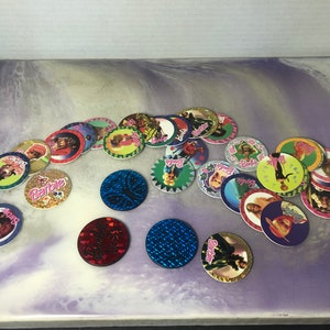 Vintage Pogs - Lot of Barbie Pogs and Slammers - Vintage 90's Collectible Piece of Nostalgia!