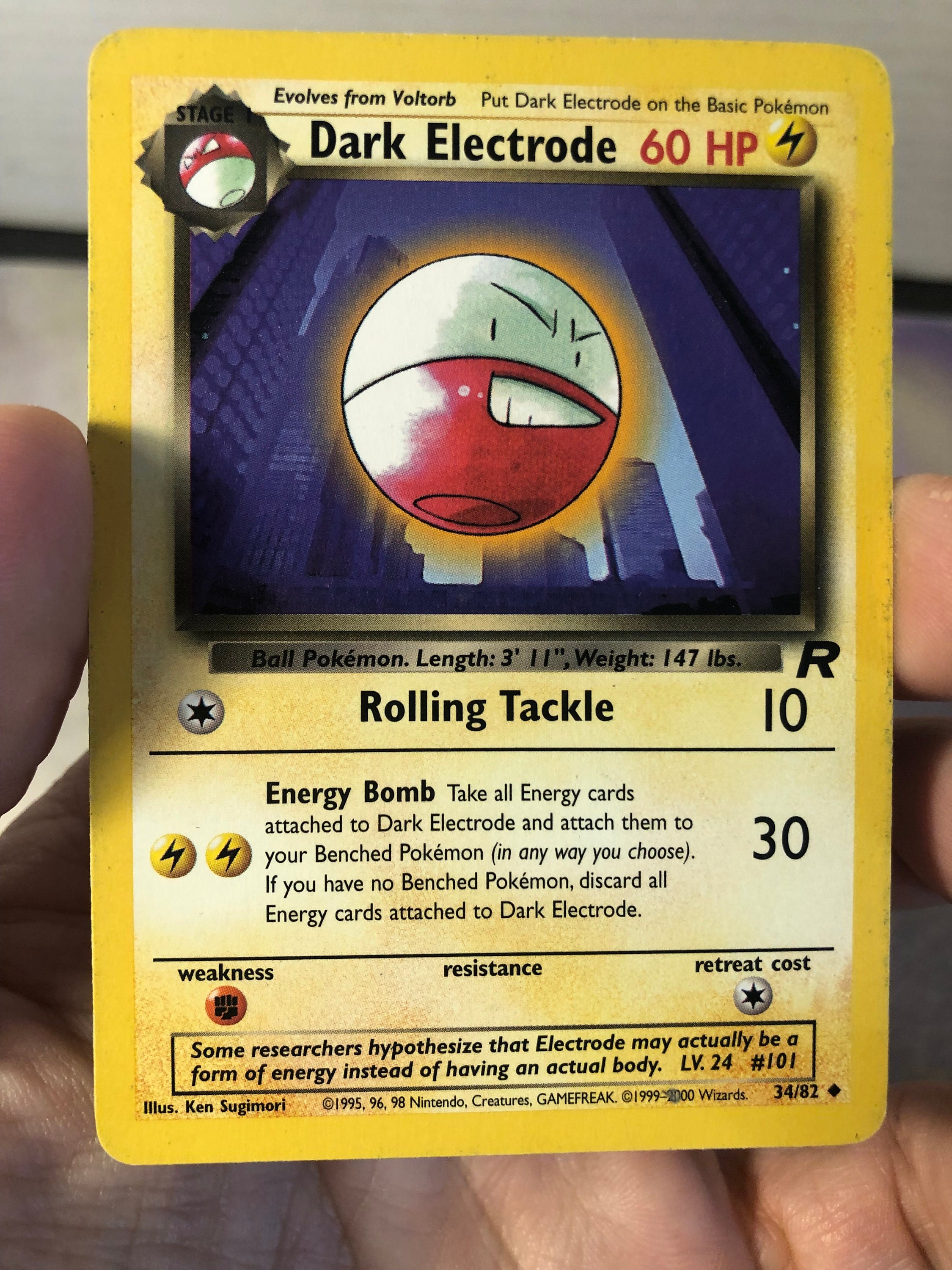 Electrode Pokemon Card