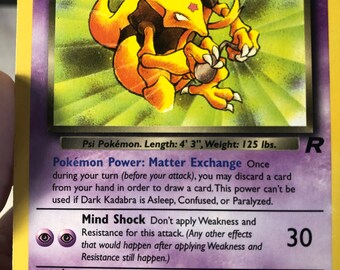 rare team rocket pokemon cards Pokemon Dark Gyarados Holo Rare 8/82 Team Rocket Unlimited, 2000, TCG –  CardboardandCoins.com