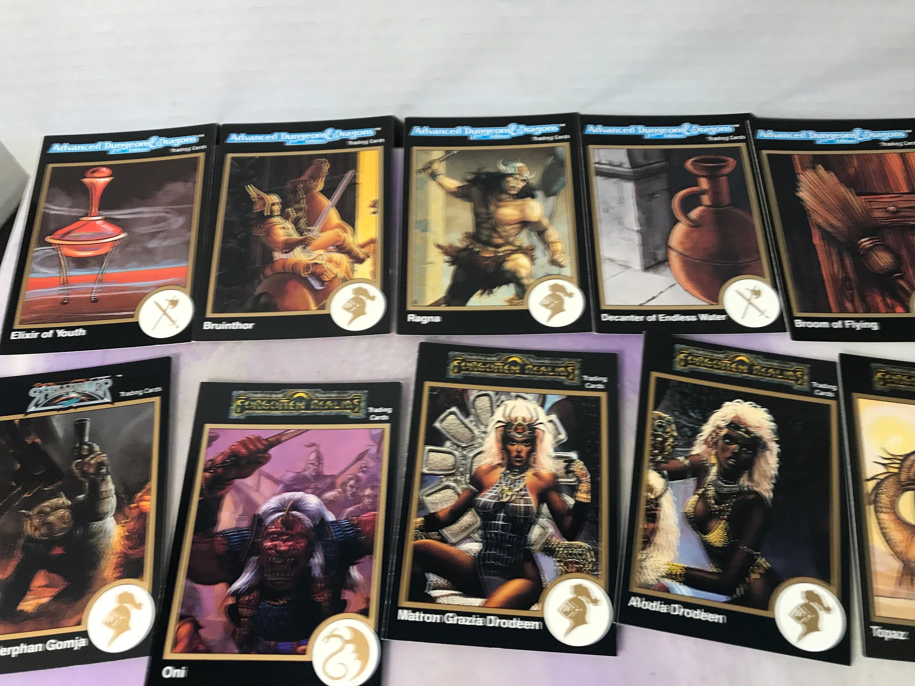 Vintage 1990s Advanced Dungeon and Dragons Card Game 20 Card