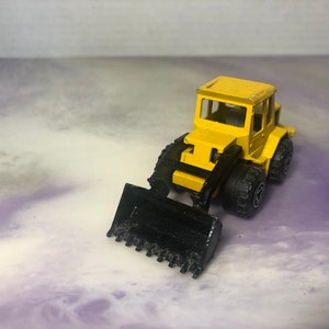 Vintage Majorette Bulldozer Die Cast  - Used Shape Toy Car - 90's Matchbox