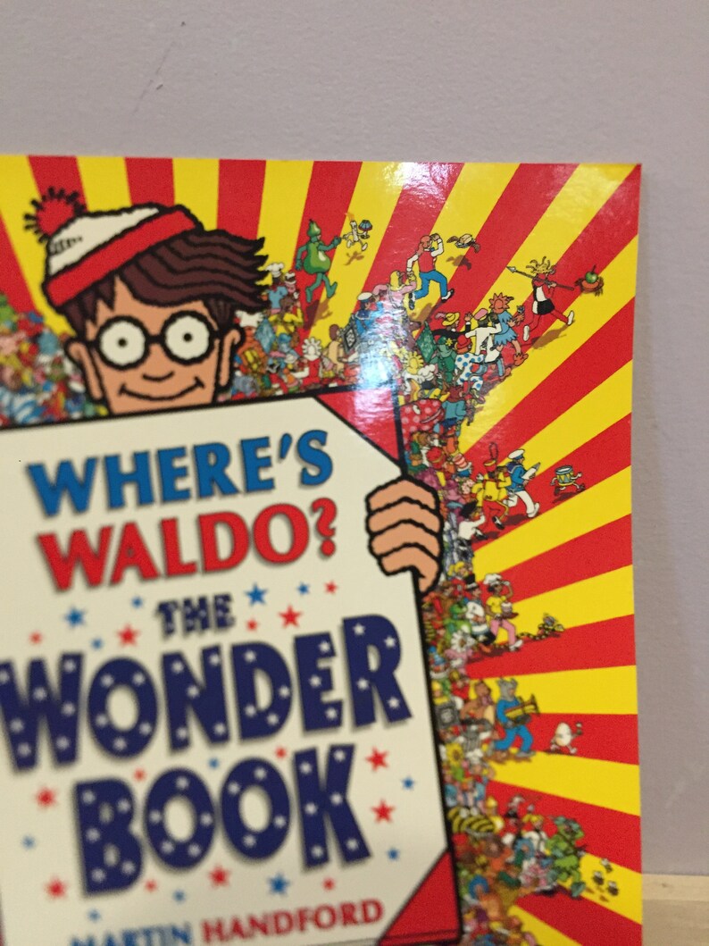 Where's Waldo Vintage the Wonder Book by Martin Handford Etsy