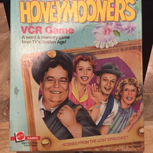 The Honeymooners VCR Game Unplayed 100% Complete Game Mattel 1986 - Rare Vintage TV Show Nostalgia